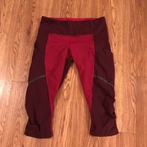 Lululemon nulux Crop Leggings tights size 6